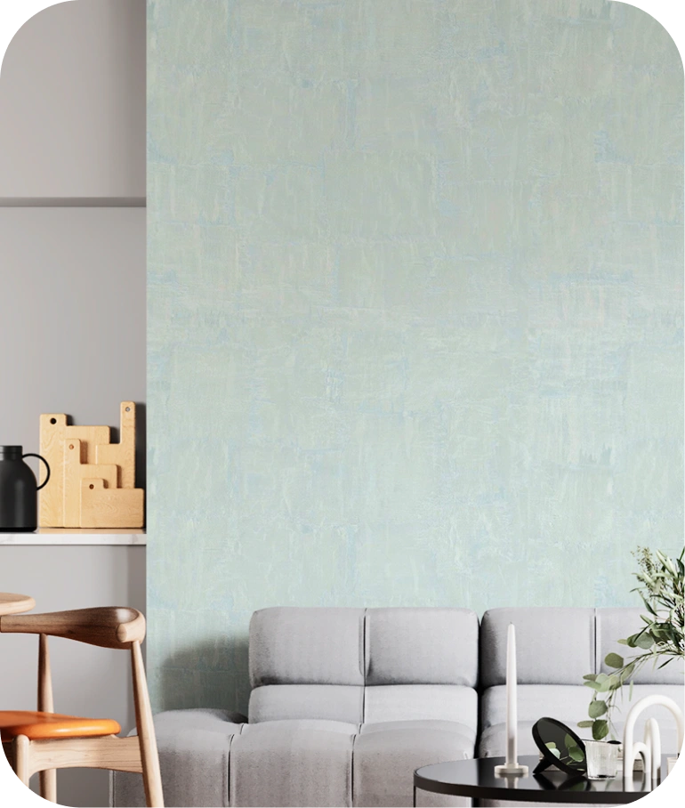 Minimalist Green Abstract geometric by Marburg